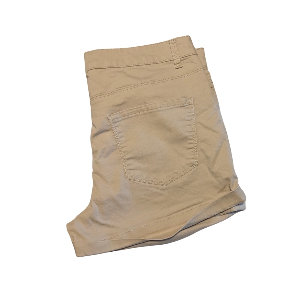 Forever 21 Khaki Shorts Preppy Clean Girl Aesthetic Sz M - Picture 7 of 7